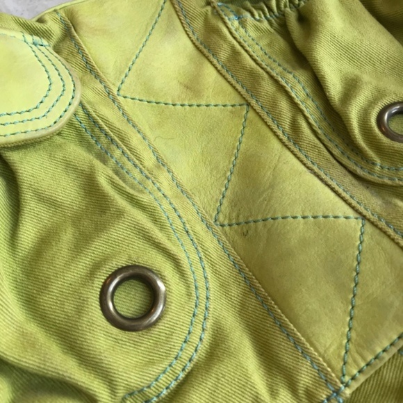 MARC JACOBS 🍏Green Cotton & Leather Messenger Bag - Picture 8 of 8